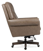 EC - Lenora Swivel Tilt Executive Chair - Dark Brown