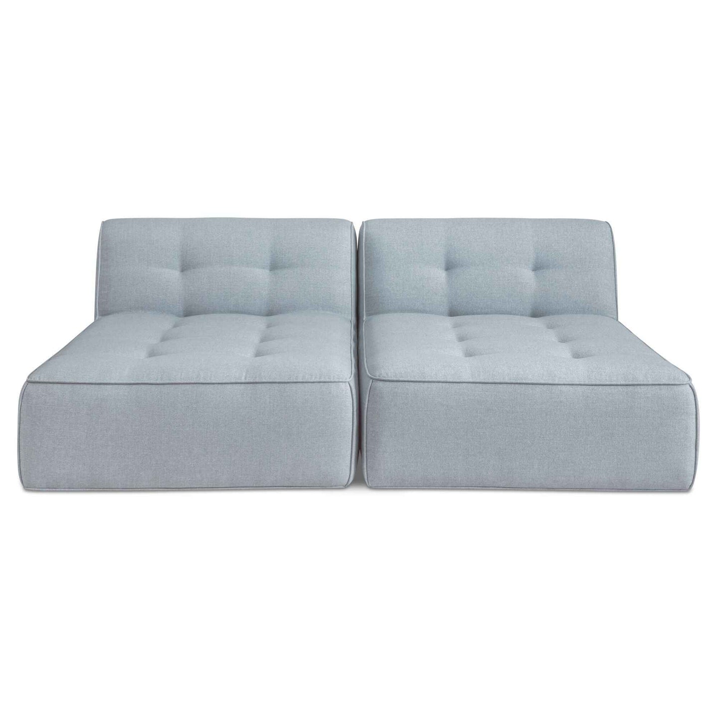 Sunseeker - 2 Piece Outdoor Sun Lounger - Light Blue