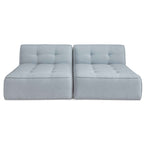 Sunseeker - 2 Piece Outdoor Sun Lounger - Light Blue