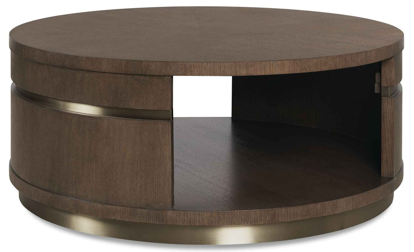Commerce And Market - Roll With It Round Cocktail Table - Dark Brown