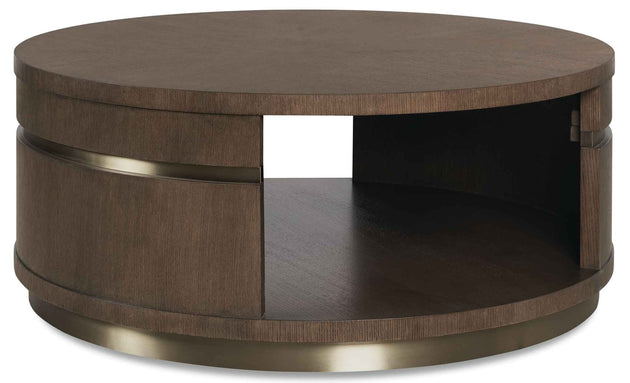 Commerce And Market - Roll With It Round Cocktail Table - Dark Brown
