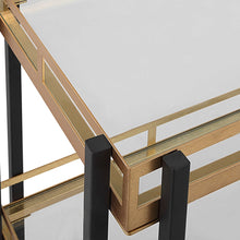 Load image into Gallery viewer, Kentmore Modern Bar Cart Gold