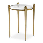 Nahunta - Accent Table - Antique Brass