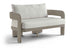Sandbay - Olefin Water Resistant Fabric And Wicker Outdoor Patio Loveseat