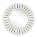 Miran - Glass Round Mirror - White