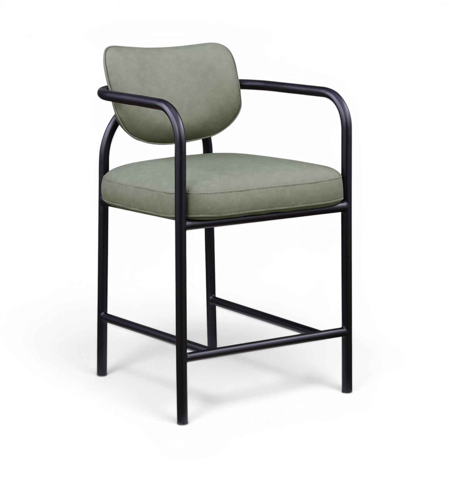 Serava - Vegan Leather Upholstered Bar Stool