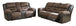 Earhart Reclining Sofa & DBL Rec Loveseat w/Console - Furniture Depot