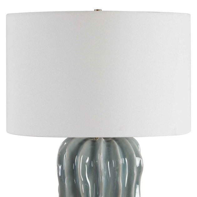 Niese - Glaze Table Lamp - Light Blue