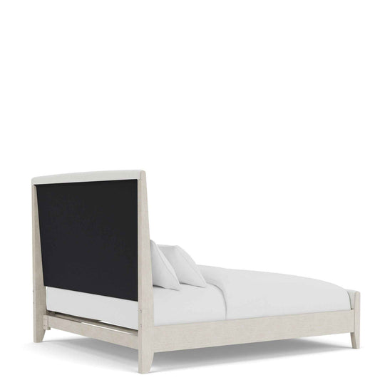 Carmella - King Upholstered Bed - Pebble Oak