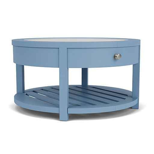 Rosalie - Round Cocktail Table - Blue