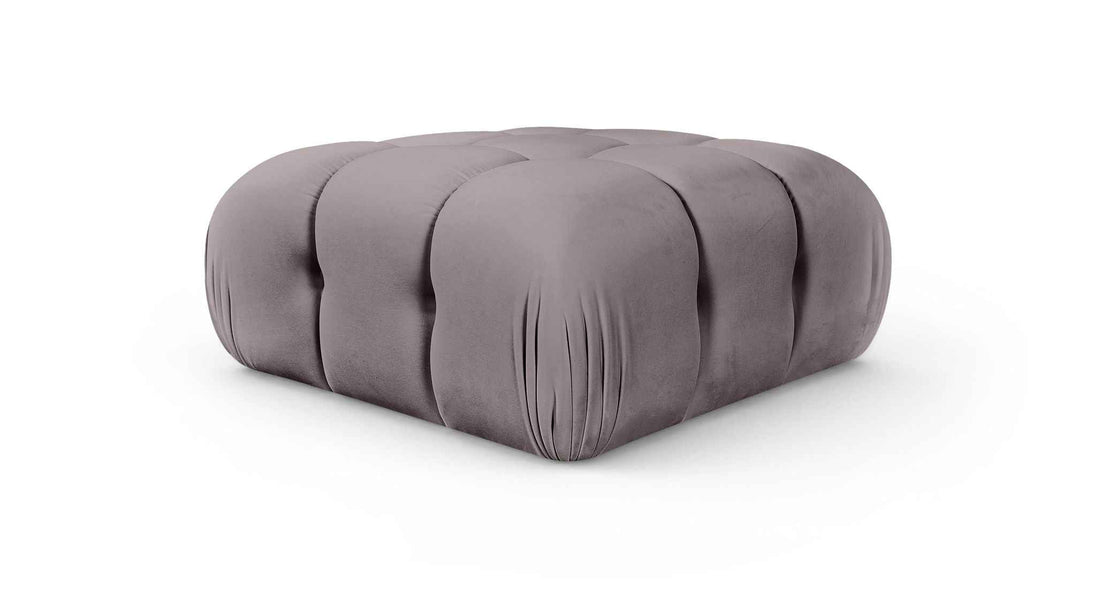 Orin - Velvet Performance Fabric Upholstered Modular Ottoman