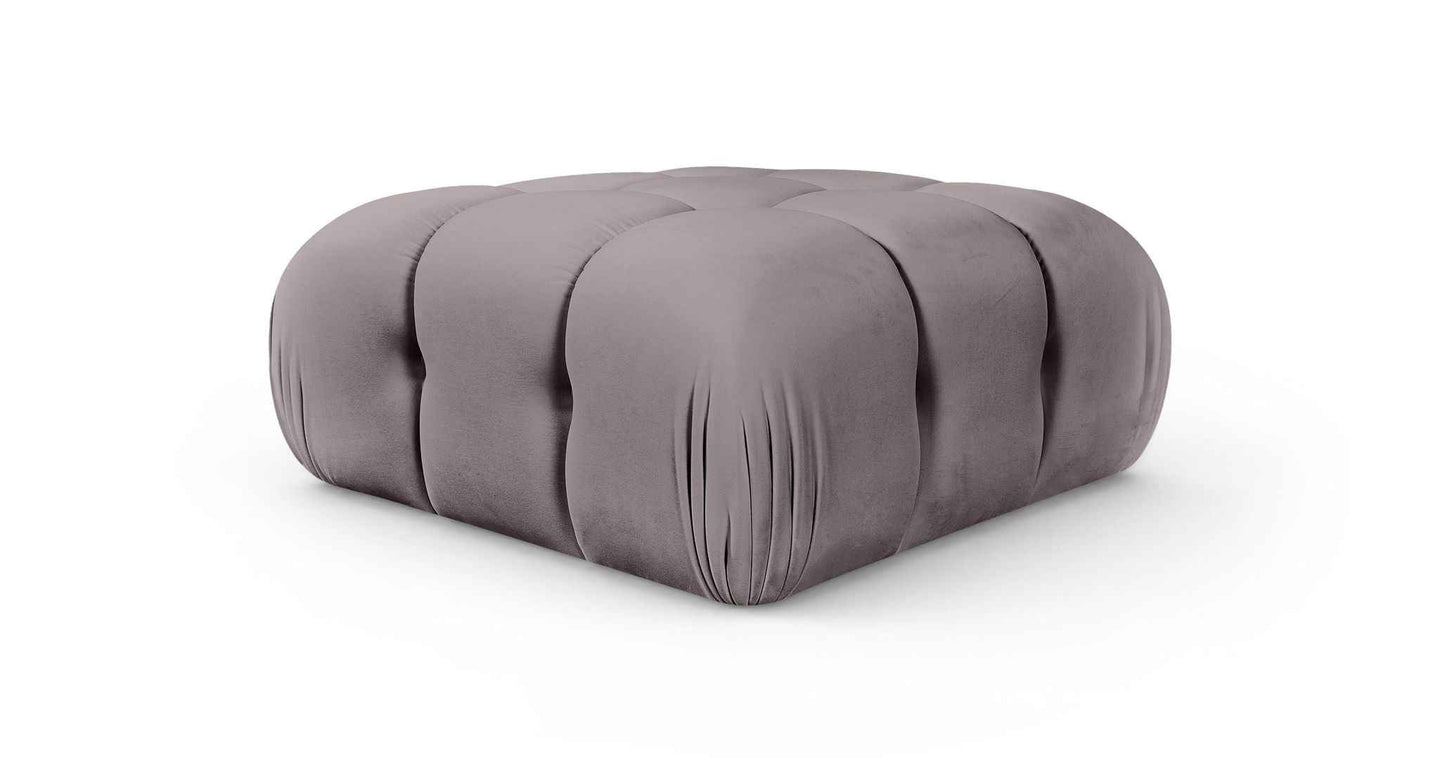 Orin - Velvet Performance Fabric Upholstered Modular Ottoman