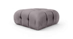 Orin - Velvet Performance Fabric Upholstered Modular Ottoman