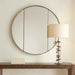 Amram - Round Mirror - Antique Brass / Gold