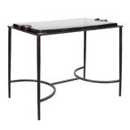 Eisen - Textured Glass Accent Table - Bronze