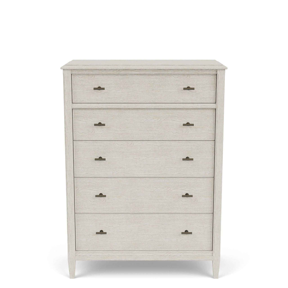 Carmella - Five Drawer Chest - Pebble Oak