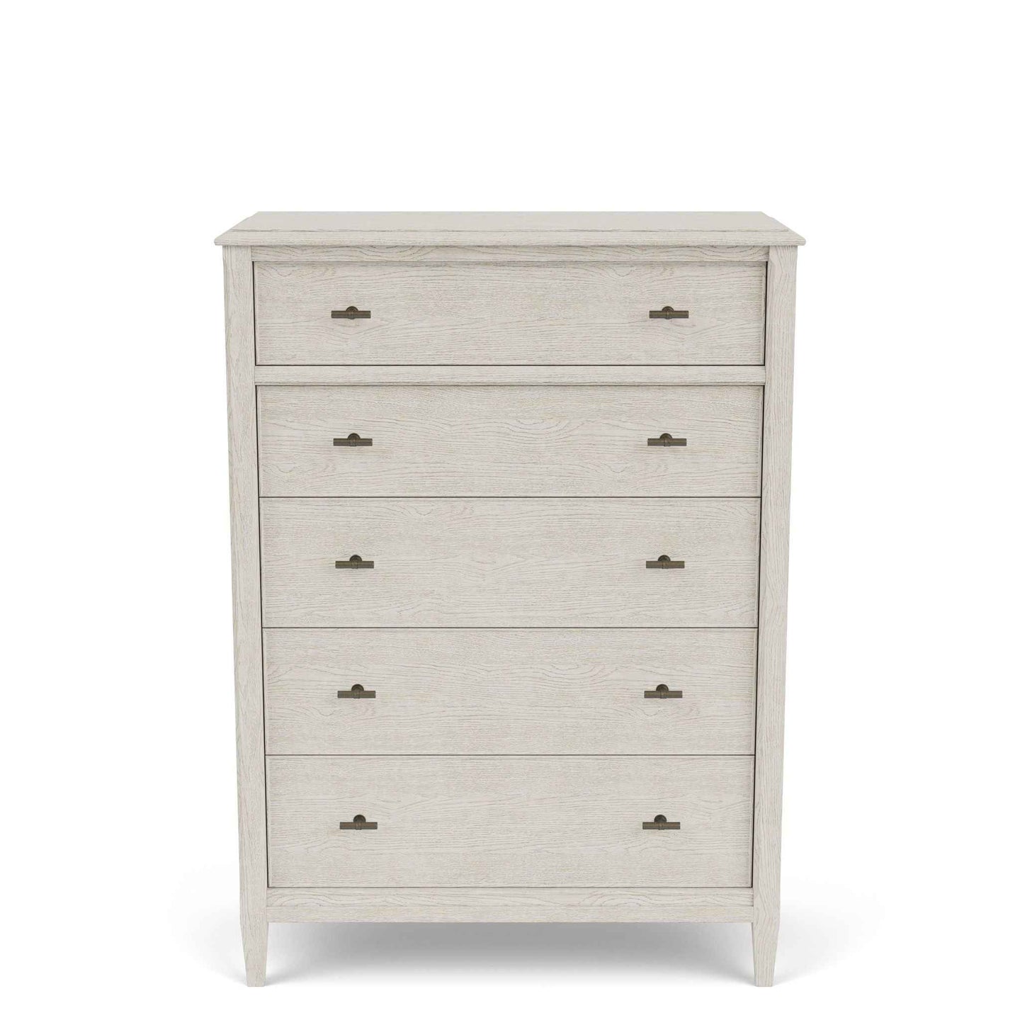 Carmella - Five Drawer Chest - Pebble Oak