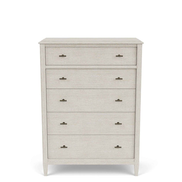 Carmella - Five Drawer Chest - Pebble Oak