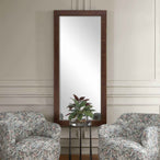 Durant - Tall Wood Mirror - Brown
