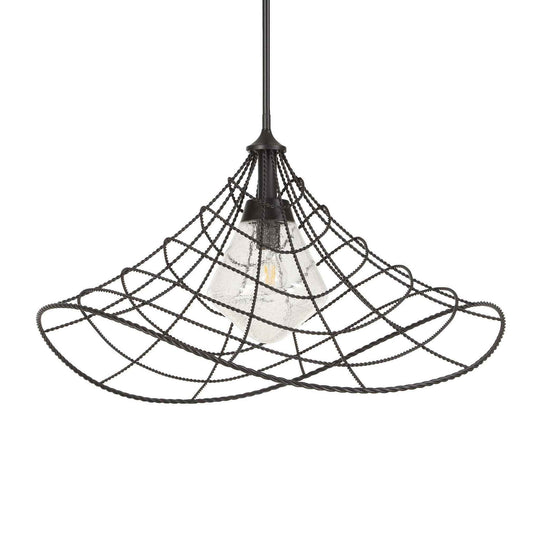 Whirlwind - 1 Light Indoor-Outdoor Pendant - Dark Bronze