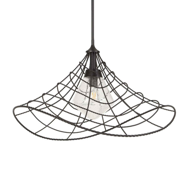 Whirlwind - 1 Light Indoor-Outdoor Pendant - Dark Bronze