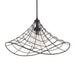 Whirlwind - 1 Light Indoor-Outdoor Pendant - Dark Bronze
