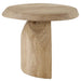 Tiernan - Reclaimed Oak Round Side Table - Woodtone