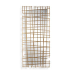 Golden Intersection - Mirrored Wall Decor - Brass