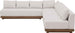 Solace - Olefin Performance Fabric 4 Piece Outdoor Patio Modular Sectional