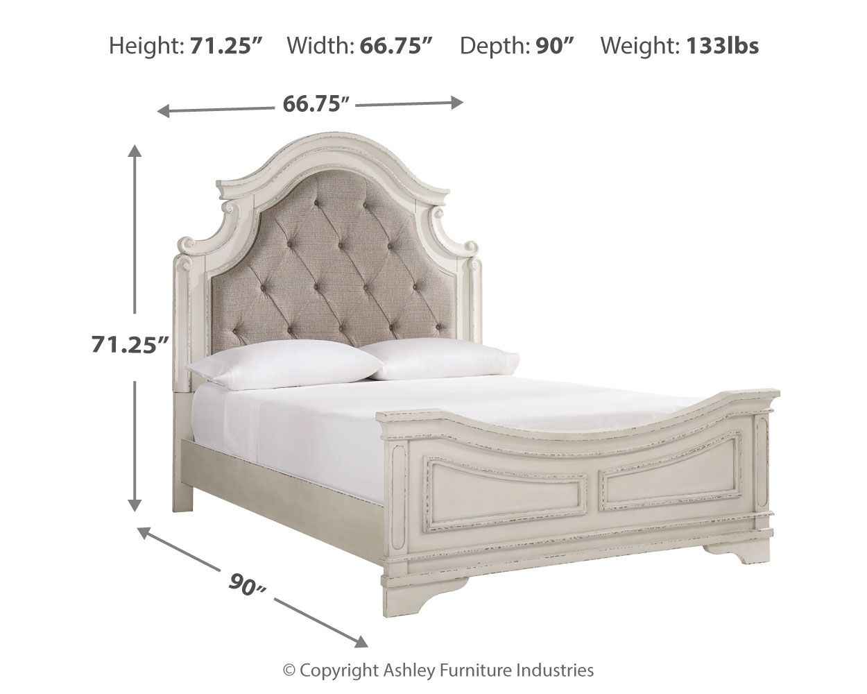 Realyn - Upholstered Panel Bed
