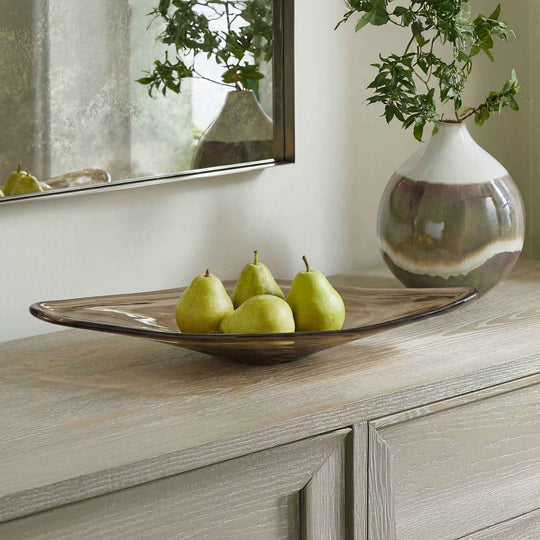 Soluna - Indoor-Outdoor Glass Bowl - Brown