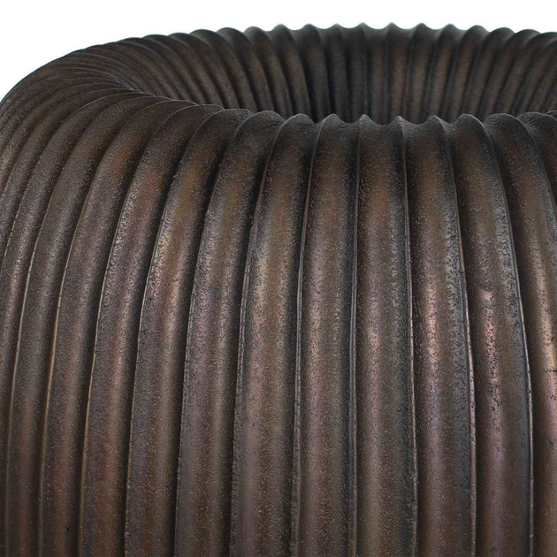 Vector Ridge - Indoor-Outdoor Planter - Bronze