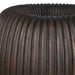 Vector Ridge - Indoor-Outdoor Planter - Bronze