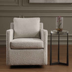 Tisdell - Swivel/Glider Chair - Cream