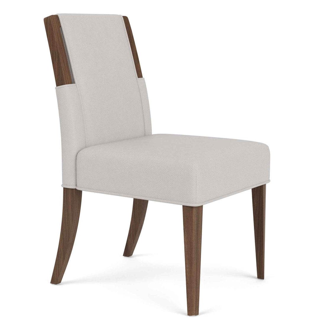 Delia - Upholstered Side Chair (Set of 2) - Nouveau Walnut / Beige