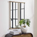Scroll - Rectangular Mirror - Brass / Gold