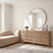 Coast - 6 Drawer Rattan Chest - Woodtone