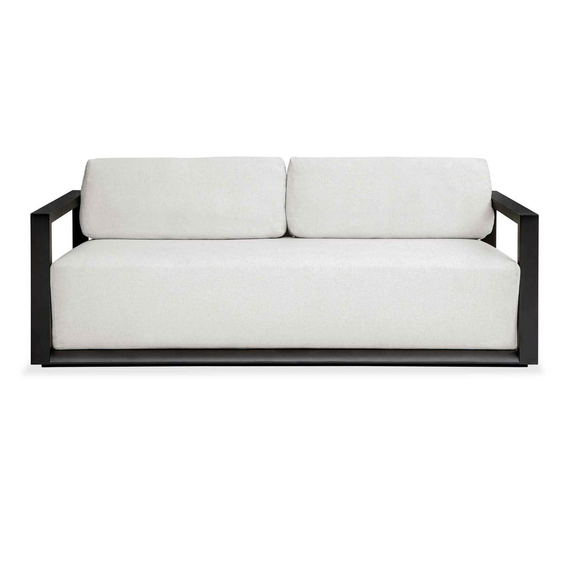 Remsen - Outdoor Sofa - Black / Oyster