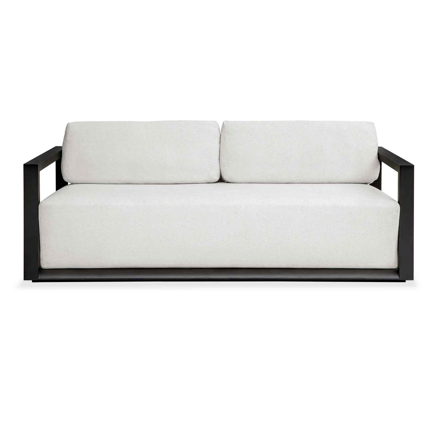 Remsen - Outdoor Sofa - Black / Oyster