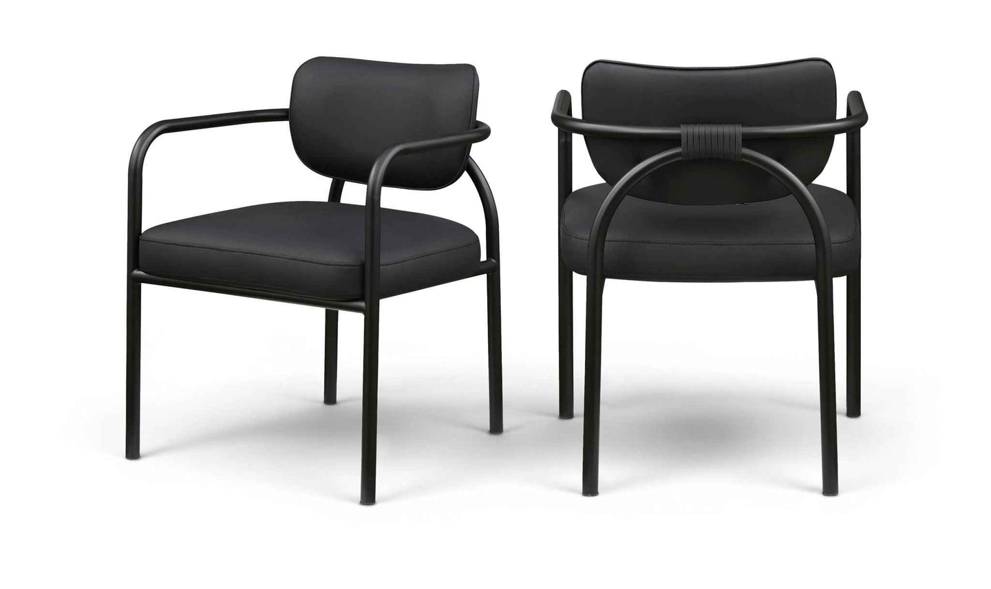 Serava - Vegan Leather Upholstered Dining Chair (Set of 2)