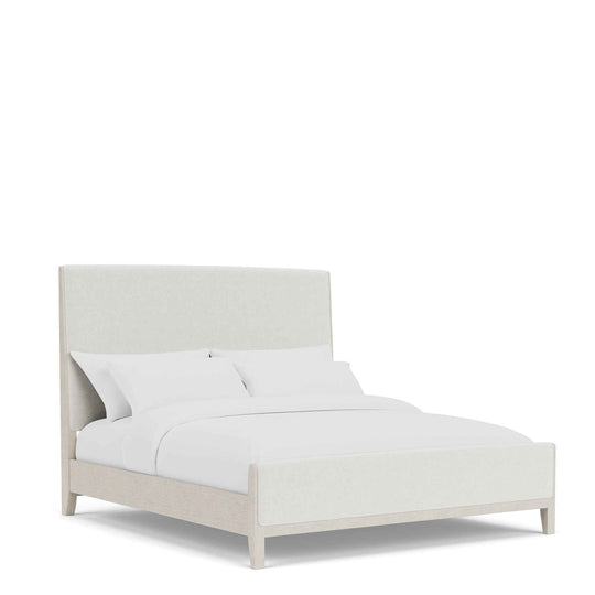 Carmella - Queen Upholstered Bed - Pebble Oak