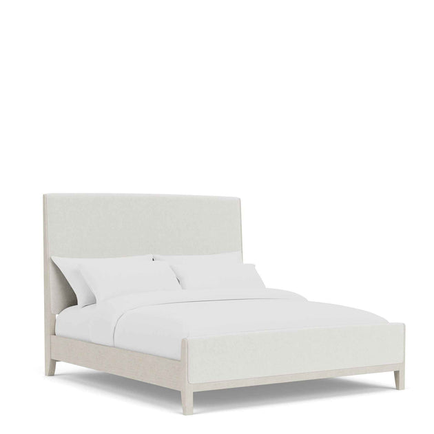 Carmella - King Upholstered Bed - Pebble Oak