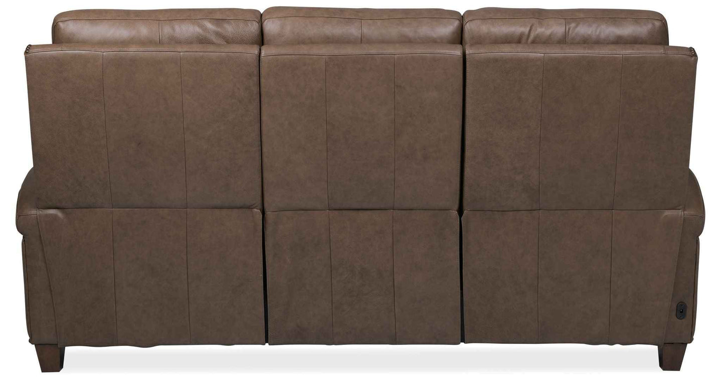 MS - Julian Zero Gravity Power Sofa with Power Headrest - Dark Brown