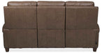 MS - Julian Zero Gravity Power Sofa with Power Headrest - Dark Brown