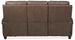 MS - Julian Zero Gravity Power Sofa with Power Headrest - Dark Brown