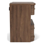 Delia - 2 Drawer Nightstand - Nouveau Walnut