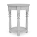 Winston - Round Chairside Table - Aged Cotton