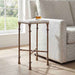 Penelope - Marble Accent Table - Brass / White