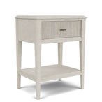 Carmella - One Drawer Accent Nightstand - Pebble Oak