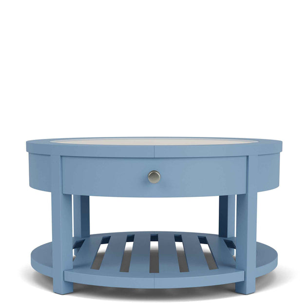 Rosalie - Round Cocktail Table - Blue